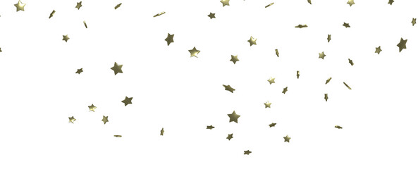 Stars - Festive christmas card. Isolated illustration white background. -