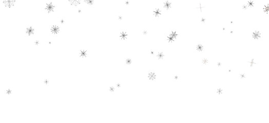 Magical Snow Cascade: Mind-Blowing 3D Illustration of Falling Christmas Snowflakes