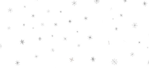 Magical Snow Cascade: Mind-Blowing 3D Illustration of Falling Christmas Snowflakes