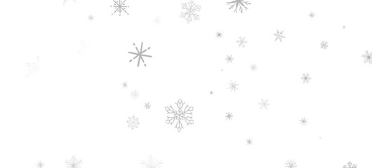 Fototapeta premium Snowflake Bliss: Striking 3D Illustration Showcasing Falling Holiday Snowflakes