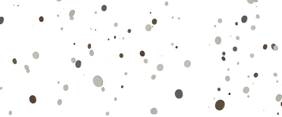 Radiant Revelry: Enthralling 3D Illustration of Shining gold Confetti