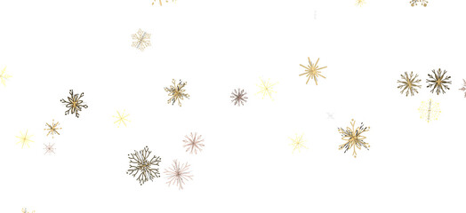 Snowflake Bliss: Striking 3D Illustration Showcasing Falling Holiday Snowflakes