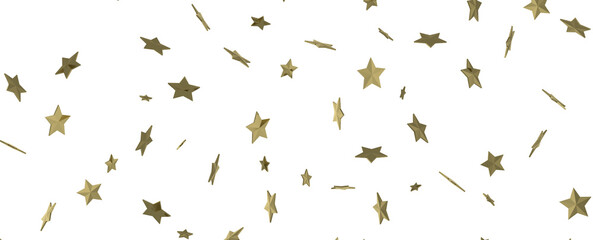 Starry Christmas Cascade: Radiant 3D Illustration Showcasing Falling Holiday Starlight Streams