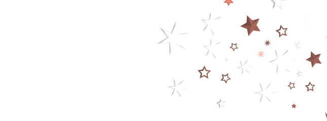 Christmas Star Plummet: Astonishing 3D Illustration Depicting Falling Holiday Stardust