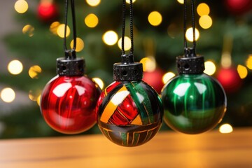 hand-painted kwanzaa ornaments for holiday decoration