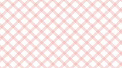 Diagonal pink checkered in the white background