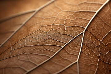 The texture of a leaf seen through a macro lens