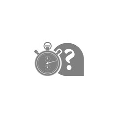 Quiz icon isolated on transparent background