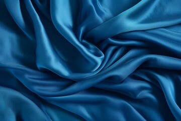 Fototapeta premium Exquisite blue Satin Background