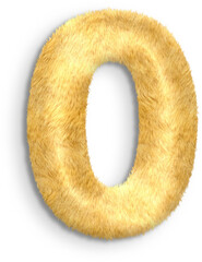Gold Fur Number 0