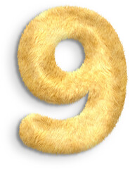 Gold Fur Number 9