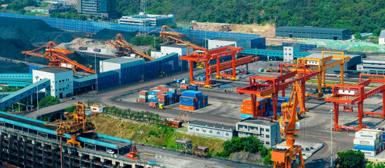 Chongqing no Juan port landscape