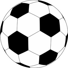 Illustration design for a ball of football