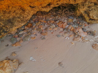 Rocks on the shore at East Java