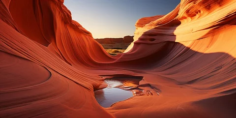 Poster Im Rahmen impressive and spectacular desert landscape © CROCOTHERY