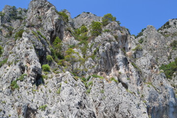 rocks in the mountains