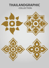 vector thai ethnic decorative elements vector. element ethnic, decorative ornament, ethnic thai illustration