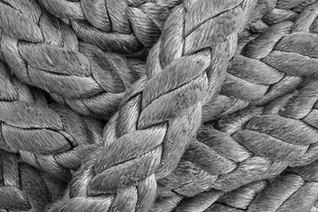 Ropes, texture,  boat, abstract 