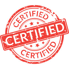 certified rubber stamp