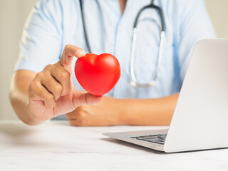 Professional cardiologist offering care and diagnosis for heart conditions.