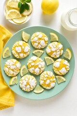 Lemon crinkle cookies