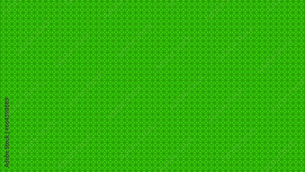 Poster abstract green kaleidoscope background video. psychedelic seamless loop background