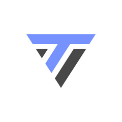 the logo consists of the letter V and T monogram.