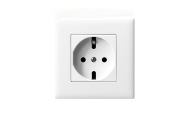 Electrical Outlet on transparent background