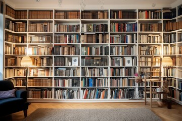 Book shelf.AI Generated - obrazy, fototapety, plakaty