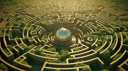 Green maze building concept