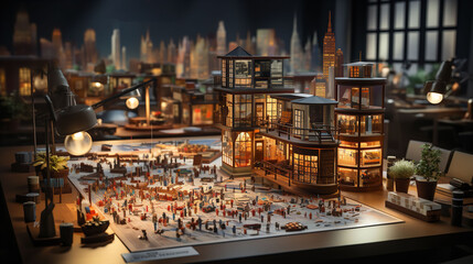 Envision a dynamic setting where business professionals are immersed in an audit of stock, financial data analysis, and strategic finance management