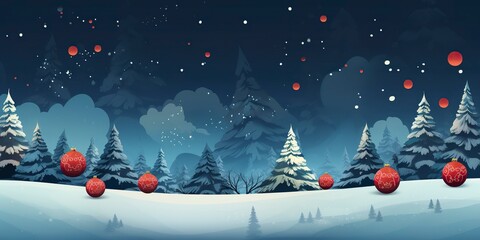 Fototapeta na wymiar Merry Christmas and Happy New Year Background.