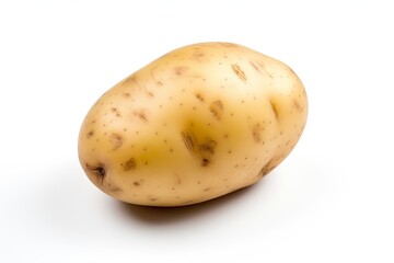 Potato isolated on white background.