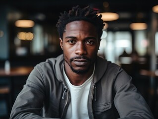 Face, Serious And Black Man At Creative Business, Startup And Career Mindset