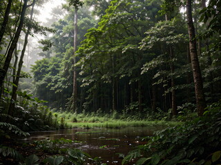 Obraz premium forest in the forest