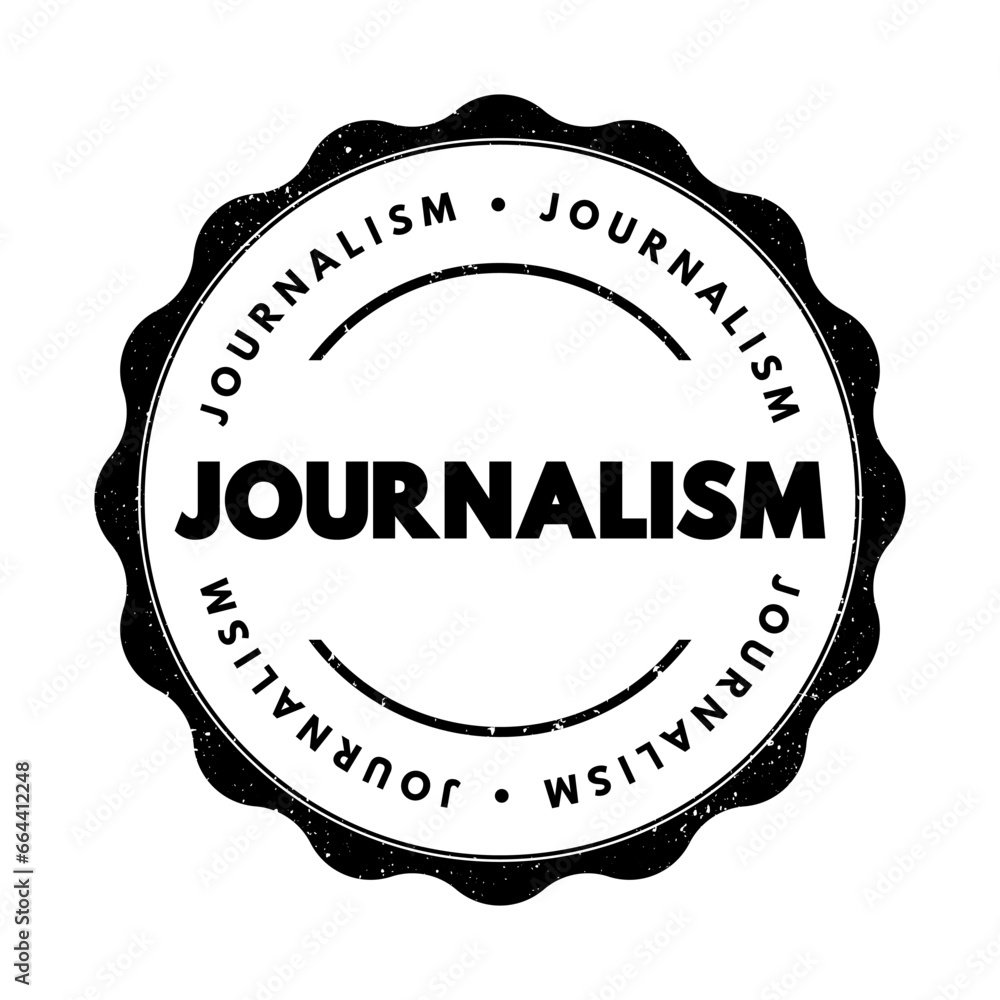 Poster journalism - production and distribution of reports that are the 