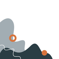 Abstract Blob Corner