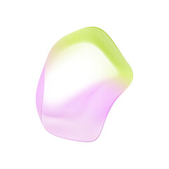 Pink And Green Transparent Blob