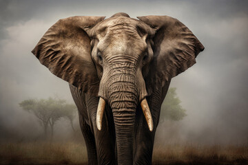 Obraz premium Portrait of Elephant