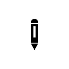 Pencil icon isolated on white 