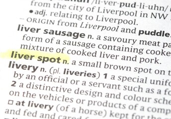 liver spots