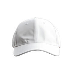 white cap isolated white background