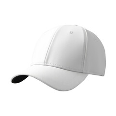 Fototapeta premium white cap isolated white background