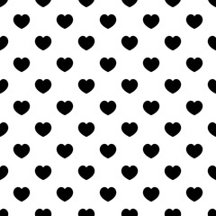 Obraz premium black heart on blue background.