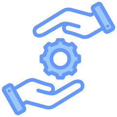 Skills Blue Icon