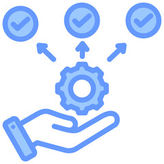 Obraz premium Expertise Blue Icon