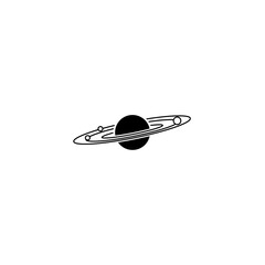 Solar system icon  isolated on white background  © Jovana