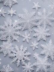 snowflake in winter