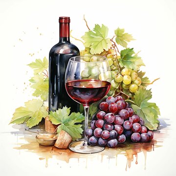 Watercolor_of_a_Luscious_Red_Wine_Drink_Capturing_the_Deep_H_on_White_Background_Illustration_2D_