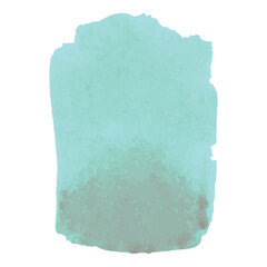 Digital png illustration of aquamarine abstract shape on transparent background